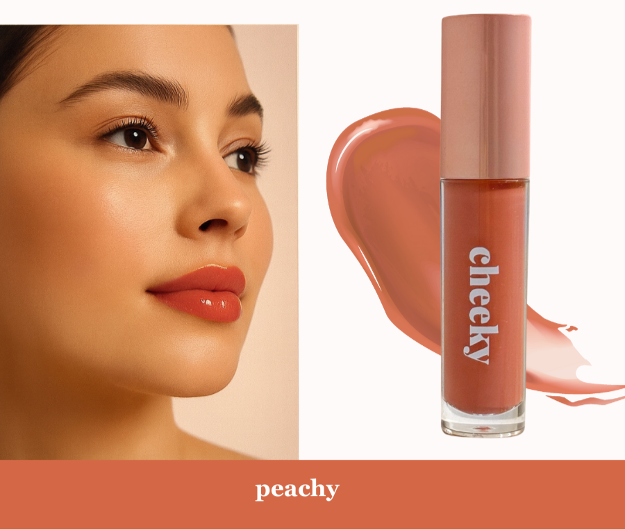 cheeky lip gloss - peachy